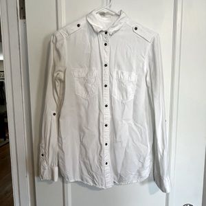 Express Silky Soft Twill Boyfriend Shirt